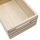 Caja madera natural líneas 20x13x7cm