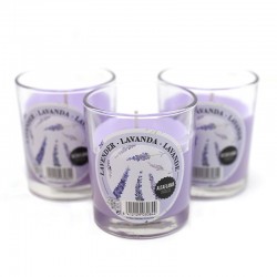6 Velas aromática - vainilla 75x70mm