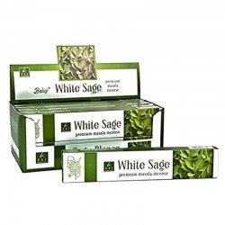 12 Packs incienso Golden Nag - Salvia blanca 15gr