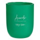 3 Velas aromáticas vaso - Te verde y lima