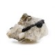 Turmalina matriz cuarzo roca - 300-500 grs.