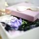 Bouquet flores jabon caja regalo - lavanda