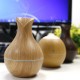 Humidificador aroma forma tulipán madera pino