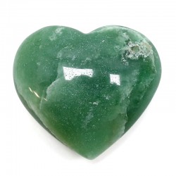 Piedras corazón - cuarzo verde 220 a 250gr.