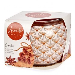 3 Velas perfumadas en vaso - canela