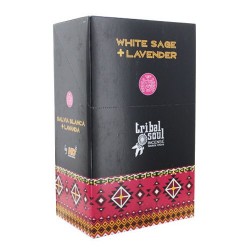 12 Packs incienso Tribal Soul - Salvia blanca y lavanda