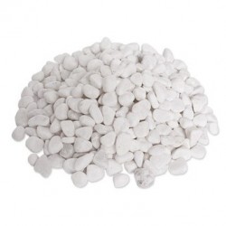 Piedras decoración blancas