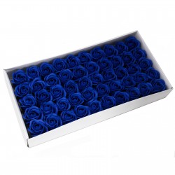 Flores de jabón manualidades azul