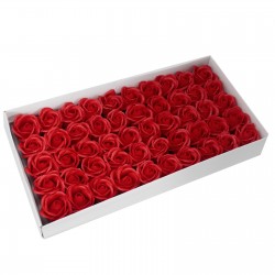 Flores de jabón manualidades - Rojo