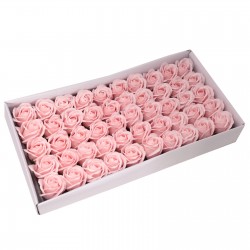 Flores de jabón manualidades - rosa bebé