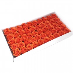Flores jabón manualidades - naranja