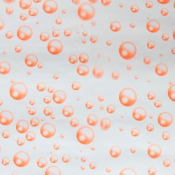 Papel celofane para bomba de banho bolhas laranja 40cm - (cerca de 200)