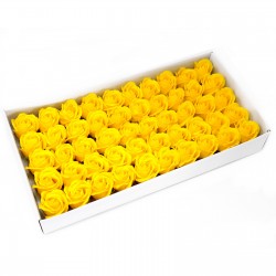Flores jabón manualidades - amarillo