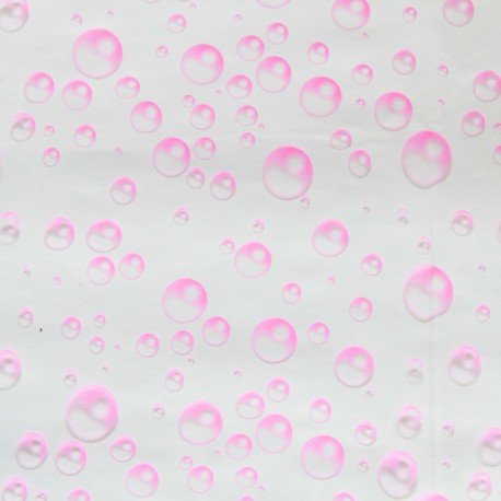 Papel celofán para bomba baño burbujas rosas