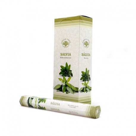 6 packs Incienso Green Tree - Salvia