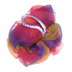 16 Esponjas organza - cor arco-íris