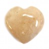 Piedras corazón - Cuarzo Dorado 130 a 150gr