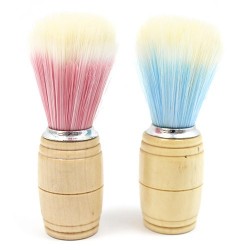 6 Escovas de barbear rosa / azul médio