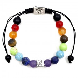 Pulsera chakras y símbolo OM