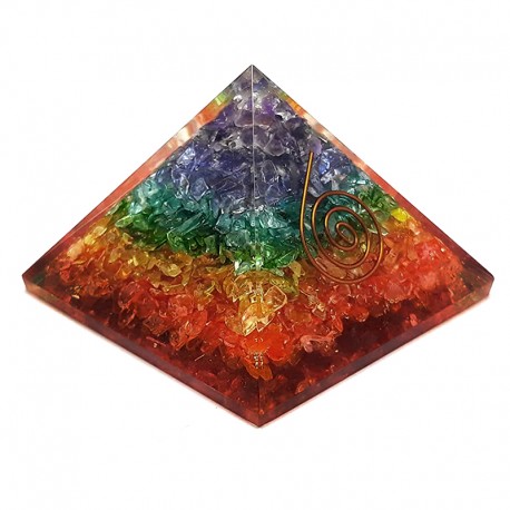 1 Pirámide orgonita - chakras