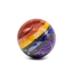 Pedras Esfera - 7 chakras 230 a 320gr