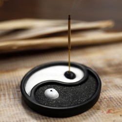 3 Jardínes Zen ying yang negro