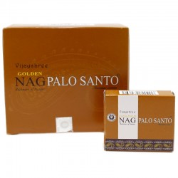 12 packs Incienso Golden Palo santo Conos 15 gr