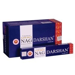 12 packs Incienso Golden Nag - Darshan 15 gr