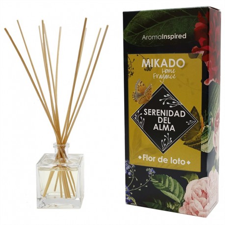 Mikado varillas aroma flor de loto 100 ml.