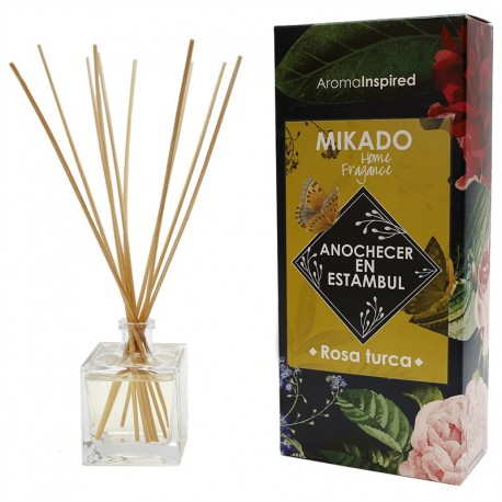 Mikado varillas aroma rosa turca 100 ml.