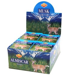 12 pack Conos incienso Sac - almizcle