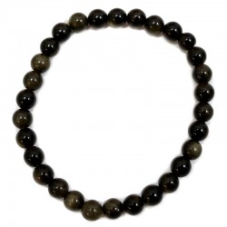 3 pulseiras Obsidian 6mm