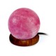 2 Lámparas sal USB - Esfera grande rosa
