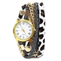 Relógio pulseira - leopardo