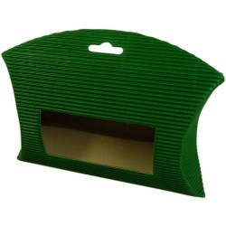 25 Bolsas acanaladas ventana - Verde