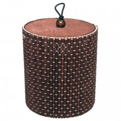 10 Cajas cilindro chocolate 9x8cm