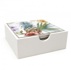 Posavasos madera tropical