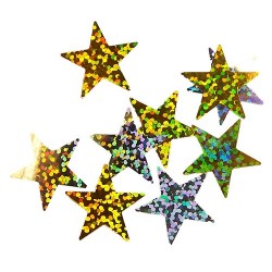 Confetti - Estrellas holográfica