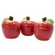 8 Cuencos fruta manzana