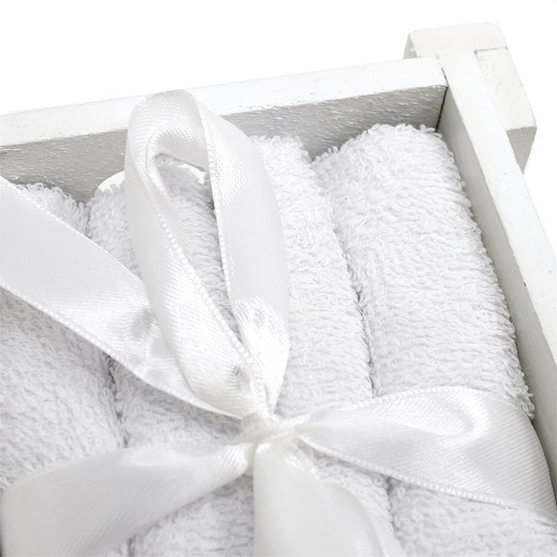 3 Sets toallas tocador - corazón troquelado - AW Regalos Mayorista