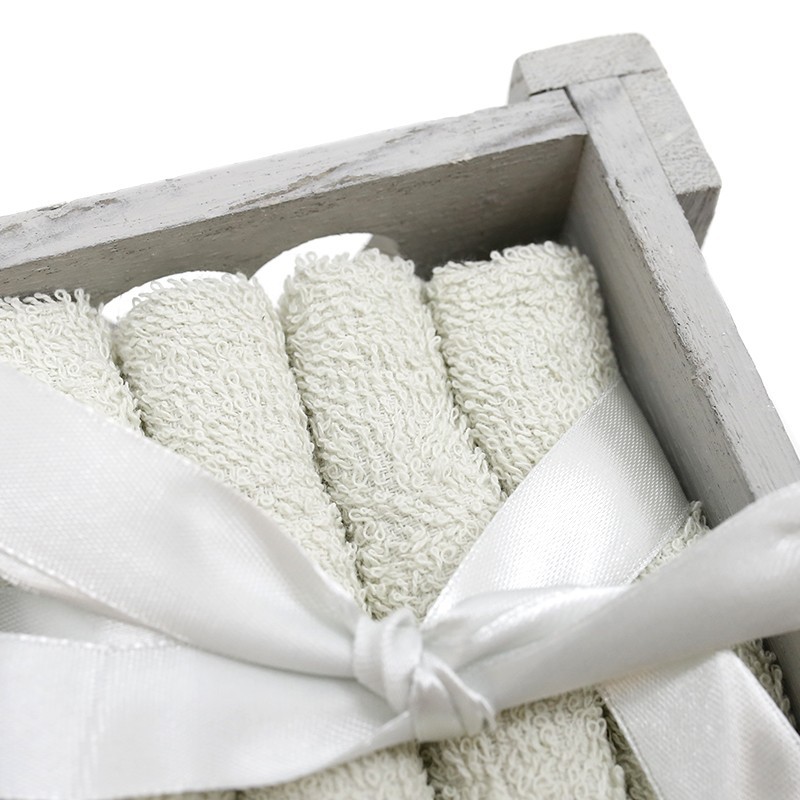 3 Sets toallas tocador - corazón troquelado - AW Regalos Mayorista