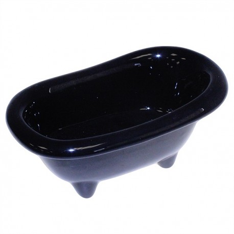4 Mini bañera cerámica - negra