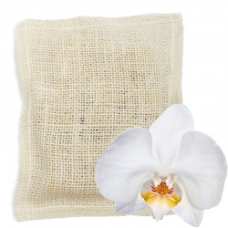 3 Sabonetes de bucha esfoliante - orquídea